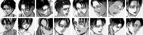 sistersakagami:  erensjaegerbombs:  Levi Ackerman + Isayama’s art improvement∟Chapters 9.5-81  いい顔してるなぁ君は本当に 