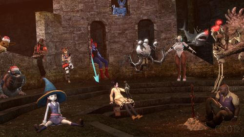 coot27:Firelink picture with me and my buds (at least the ones i had time to put on)…..From left to 
