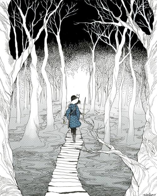 rinian:“Does the walker choose the path, or the path the walker?” -Garth Nix, Sabriel.