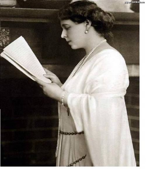 Marie of Romania reading. Marie of Romania (Marie Alexandra Victoria, previously Princess Marie of E