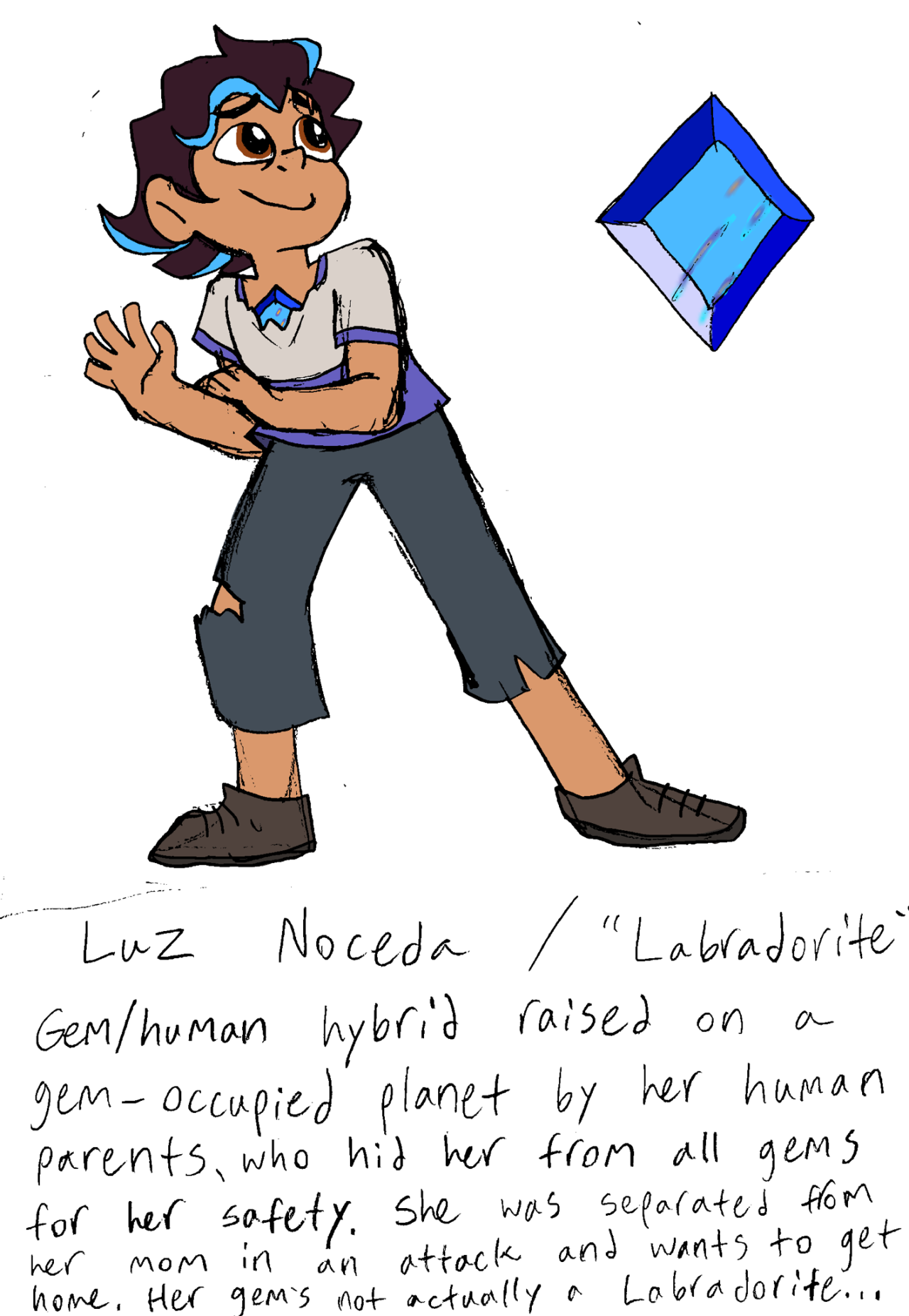 Luz Índigo, Steven Universo Wiki