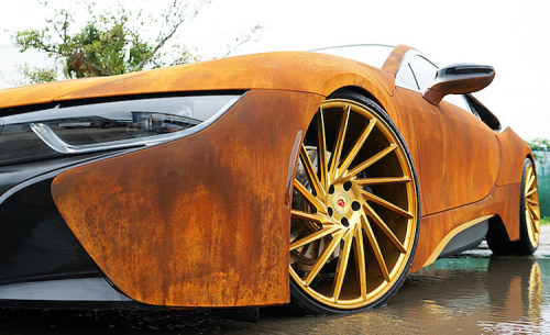 Rust Covered Customized BMWSinger Austin Mahone had commissioned MetroWrapz to transform his BMW &nb