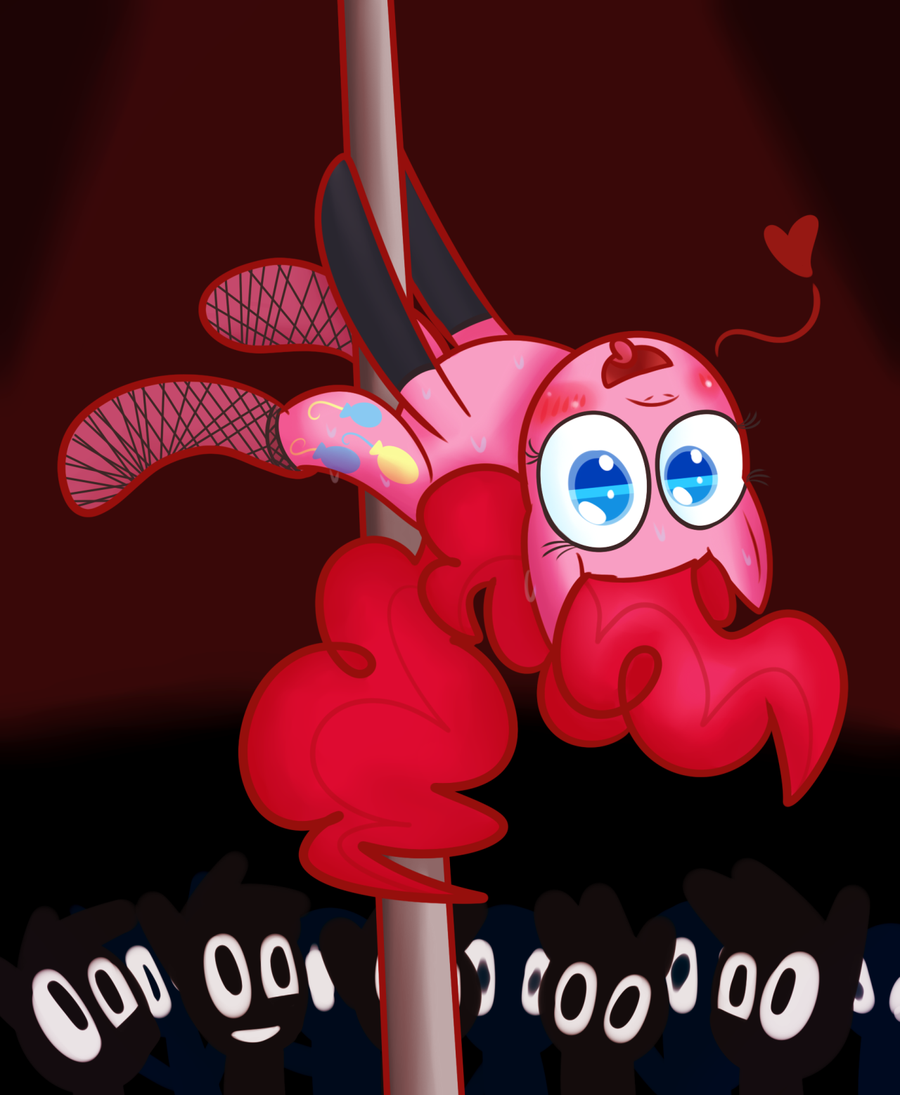 dr-halls-secret-laboratory:  Ponk pony is best pole dancer.   &lt;3