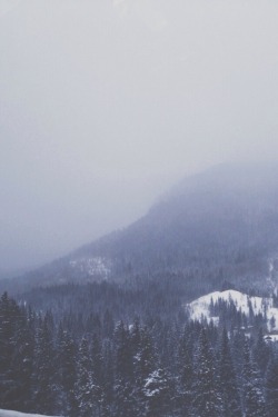 obsol:  snow-melt:  Rocky Mountains by me