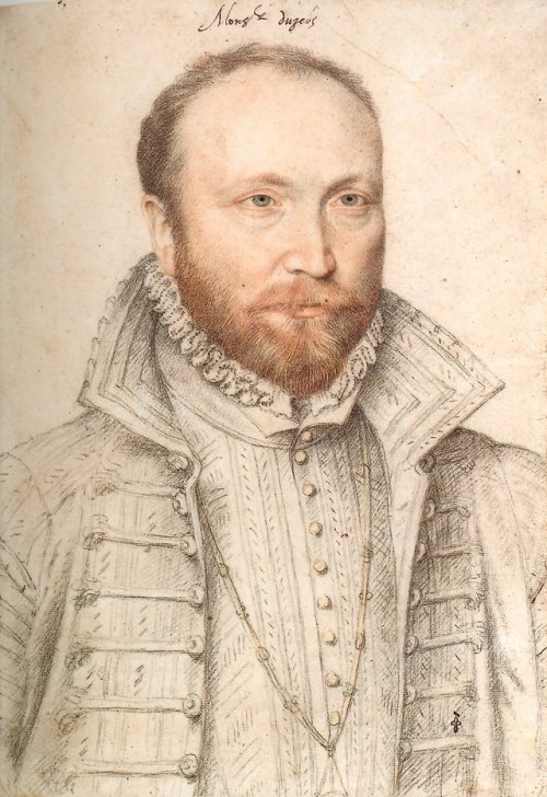 history-of-fashion:ab. 1560 François Clouet - Antoine de Crussol, duc d’Uzès(Condé Museum) 
