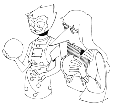 The Oldies Helping Out The New Employees + A Few Bonus Doodles
