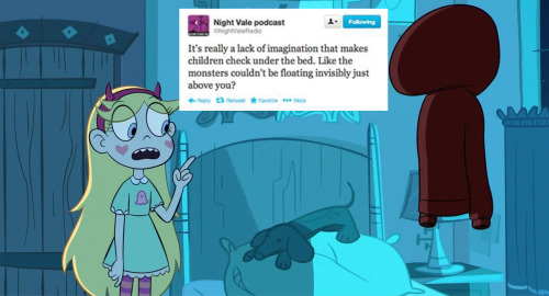 iluthientinuvielfan:Welcome to Night Vale Twitter + Star vs. the Forces of Evil