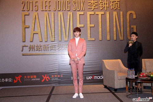 [Photo] 07/02/2015 Lee Jong Suk @ FM in GuangzhouCredit : ©wellmade2015.02.07 LEE JONG SUK FANM