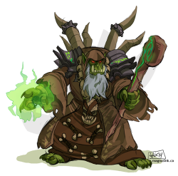 weremagnus:  Playing catchup. Gul'dan for #VillainMonth Day 17