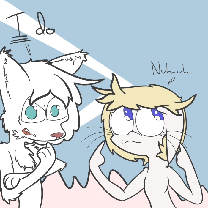 ask-a-colt-and-his-fox: Whitemeat: I’m 40 percent floof! Thankya @asksockie :D
