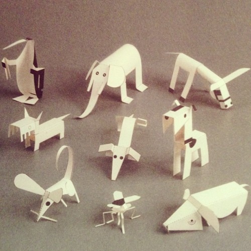 Paper cut-out animals for Noah’s Ark by TONO (Antonio De Lara), Madrid, 1932-34