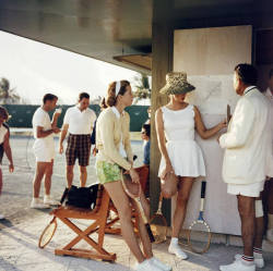 vintageeveryday:  Tennis In The Bahamas, ca. 1957. 