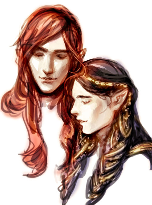 Maedhros and Fingon for Valentine&rsquo;s Day.