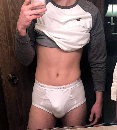 time-traveler-in-space: Rare photo of a guy wearing Joseph A Bank briefs.