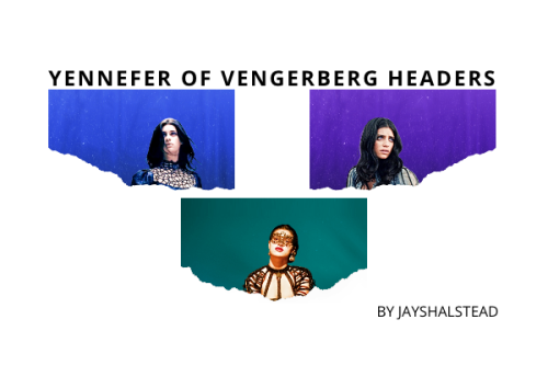 jayshalstead:Yennefer of Vengerberg Headers40+ headers800 x 450 pxlike/reblog if you use/saveheaders