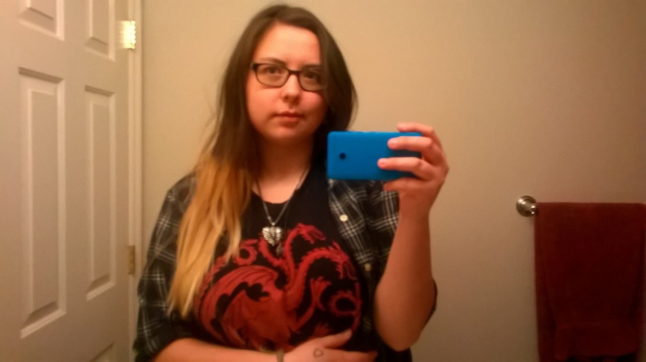 Really feeling myself and loving my outfit :)