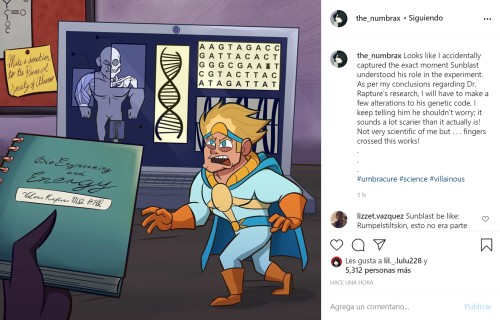 nightfurmoon:  New posts from Penumbra’s instagram! Hoo boy, looks like she’s going to mess with his genetic code… That can go veery wrong 👀Source below!