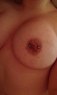 sailornicks:i hate my boobs but 💜 this piercing