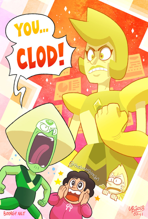 thebourgyman: Continuing the Diamond series! Here’s Yellow (clod)