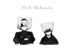 elegantgothicoctopi:  gyullim: nier;nekomata