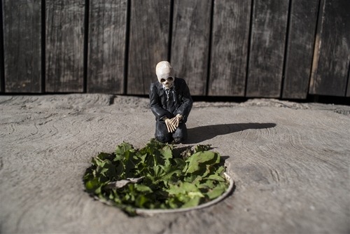 asylum-art:  Isaac Cordal - Cement Eclipses. Chiapas, Mexico. 2013 artisr on tumblr Isaac Cordal was in Mexico last year where he could give some new perspectives to his project Cement Eclipses. The Spanish artists so get inspired by the local folklore