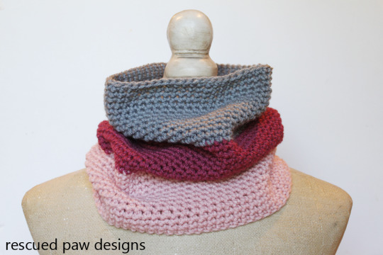 The “Leigh” Color blocked Cowl || Rescued Paw Designs