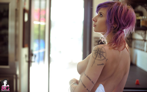 nakedsuicidegirls:  Katherine - Milkshake Maid