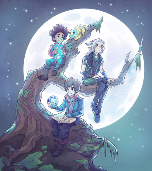 I finally got some time to finish up this #TheDragonPrince illustration I started a while back :)
