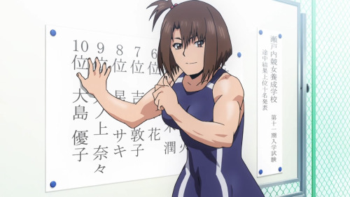 animemangamusclegirls:    Ōshima Yūko from   Keijo!!!!!!!!  | 競女!!!!!!!!  から大島優子 