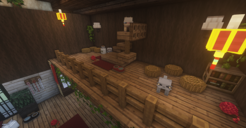 Cozy Cat cafe! ^.^  Here is my Japanese style cat cafe which I made recently! (I ADORE the cats from