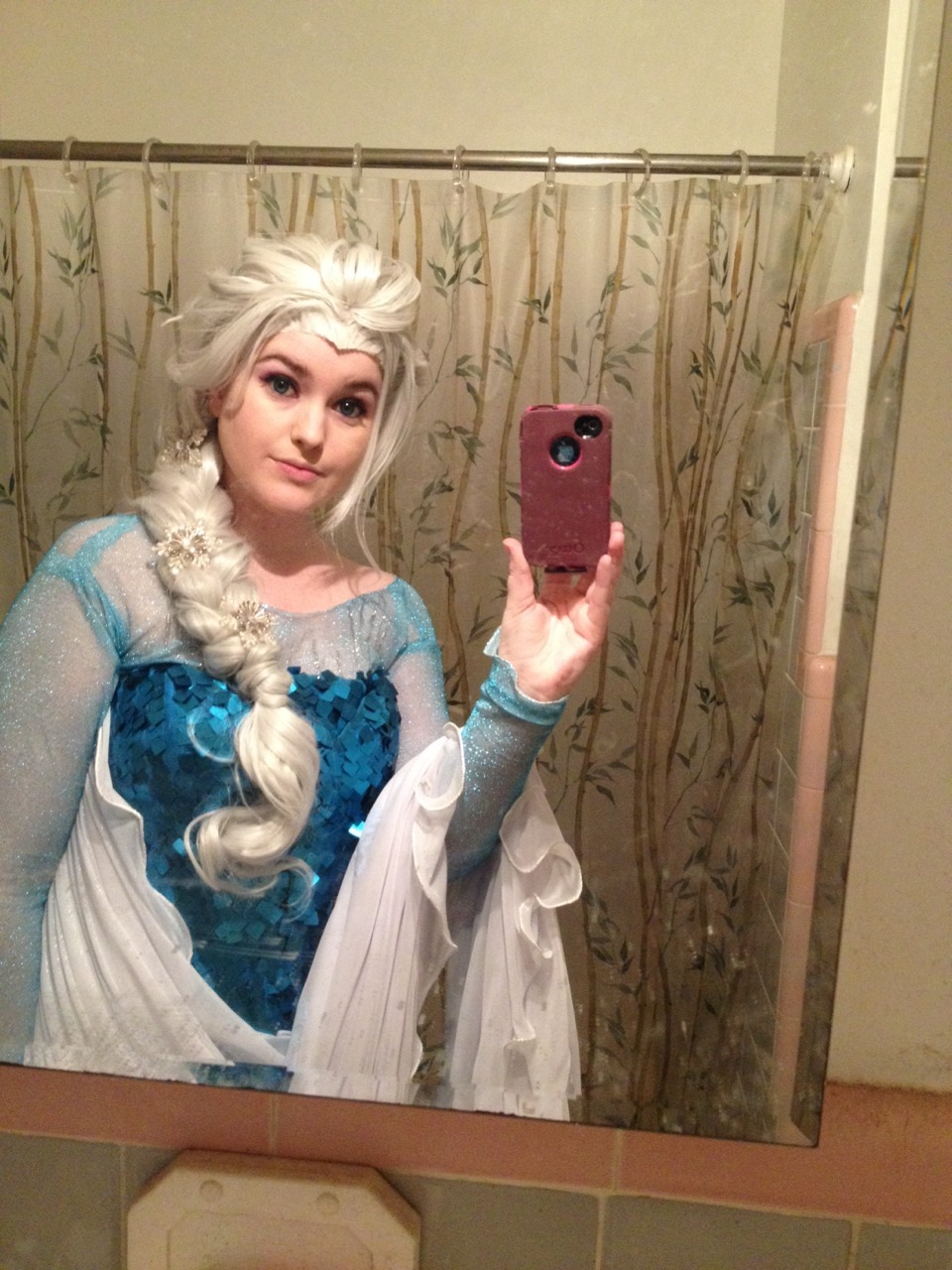 Necroticnymph Cosplay Bathroom Mirror Selfie Because I M A Classy Lady