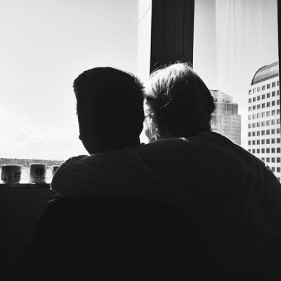 My beautiful parents @stevexray & @Kathyhill sharing the view from our high rise hotel in downtown Seattle. ❤️❤️❤️
#seattle #truelove #bw #silhouette