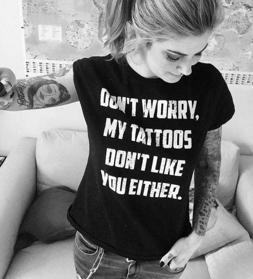 #dontworrymytattoosdontlikeyoueither #jezebelvalentine