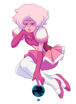 molded-from-clay:I realized I hadn’t drawn Pink Diamond at all since her reveal, so here she is