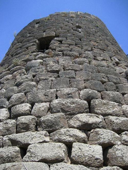 italianartsociety:Numerous stone structures known as nuraghi can be found on the Italian island of S