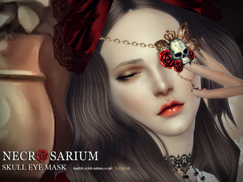 nicole-simsessed: sssvitlans: sclub-privee: To make a complex accessories ——– Skul
