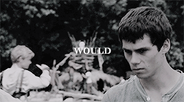 gladersmaze:Thomas, from the moment you ran into the maze I knew I would follow you anywhere, we all