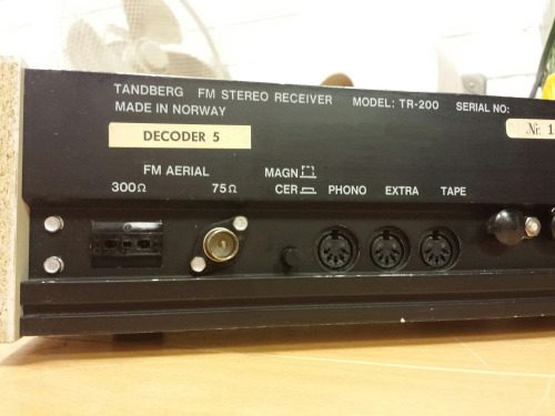 Tandberg TR-200 FM Stereo Receiver, 1971