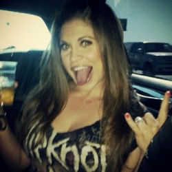 Topanga in a Slipknot shirt is almost making