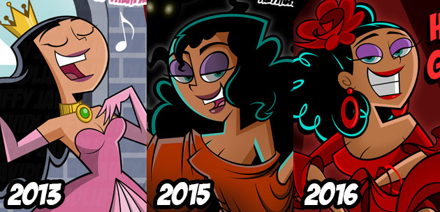 ironbloodaika: grimphantom2:  dj-blu3z:   javidluffy: Drawing Paulina over the years…