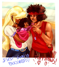 jen-iii:  Human!AU feat. Tiny moms taking their new hetero-chromatic baby Garnet out on their first family outing!