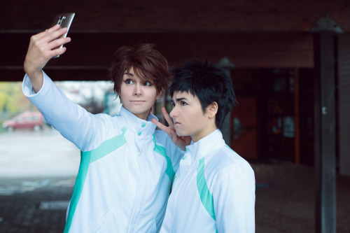 Haikyuu!!Iwaizumi Hajime - @aigue-marineOikawa Tooru - @lucillessmilePhotography &amp; Editing - Moi