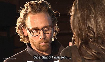 ‘I’ll be happy to if i’m able…’ Tom Hiddleston performs a scene from Tolstoy’s ‘War and Peace