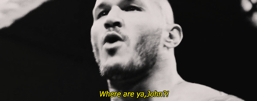 theprincethrone-deactivated2016:  Randy Orton mocking John Cena yet again 