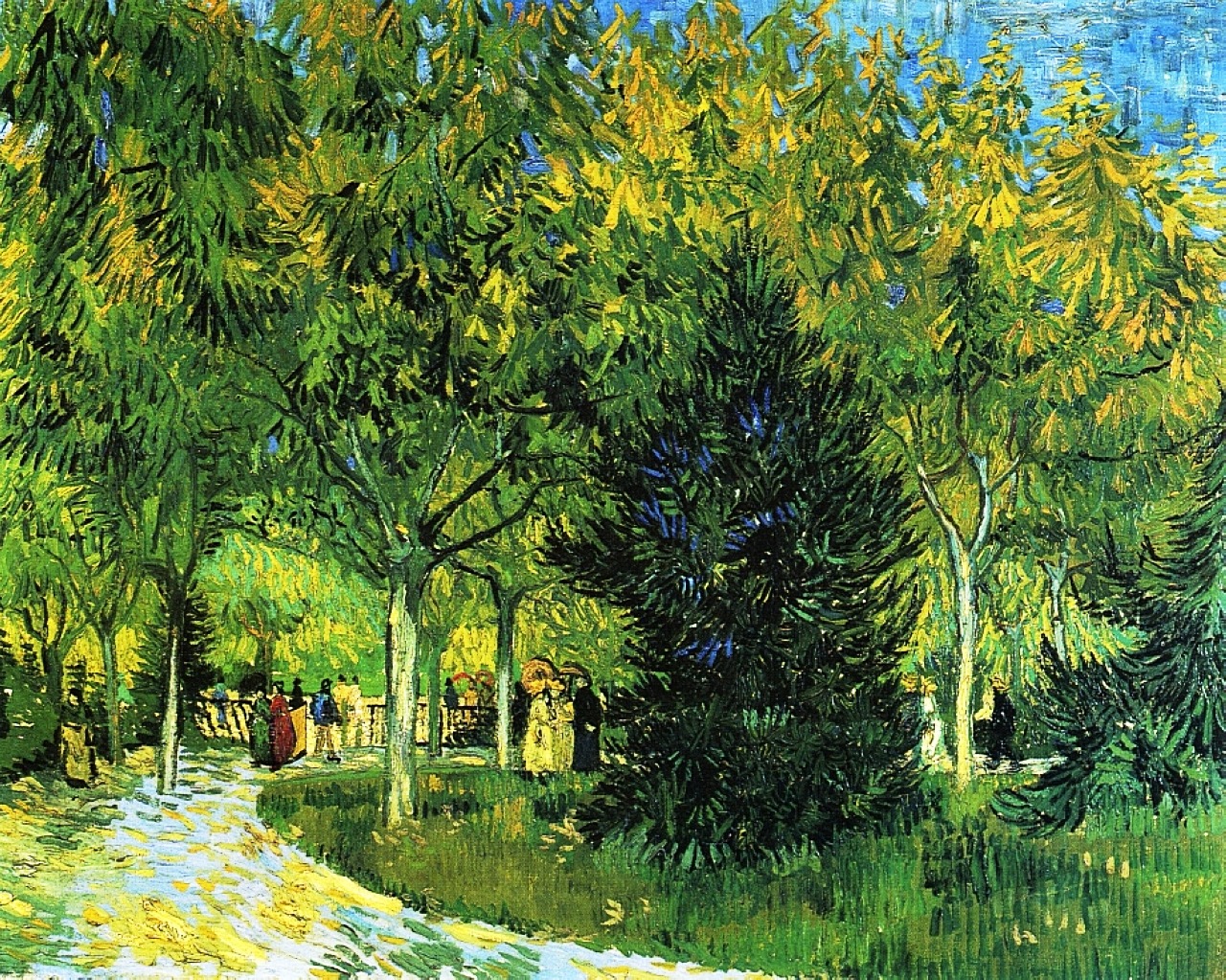 nataliakoptseva:  Avenue in the Park, 1888. Vincent van Gogh