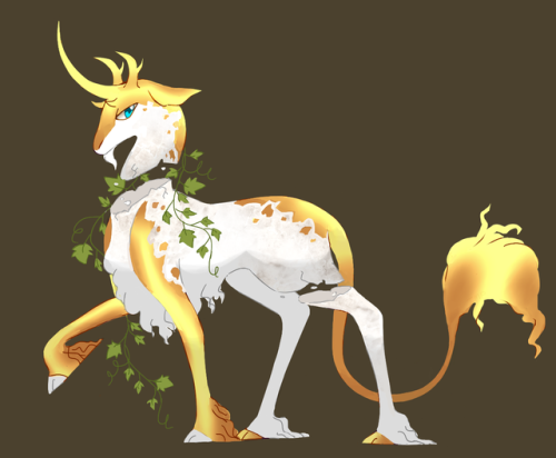 Tried making a fake Pokémon based off of a unicorn and marble statues but it didn’t turn out all tha