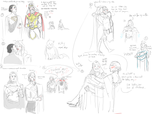 Royal krypton wives being wives drawpile with @bigmammallama5