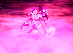 avatarparallels:  The first avatar series began with the Avatar coming out of a beam of spiritual energy and the last avatar series ends with the Avatar entering a beam of spiritual energy.