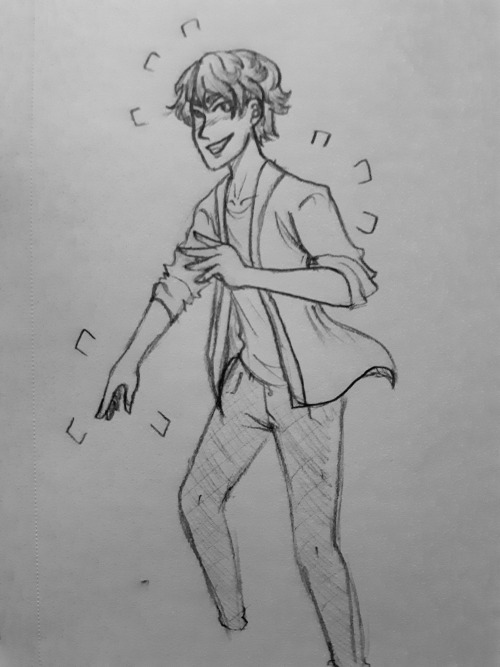 How Tf Did I Manage To Make A High Quality Character Sketch Today???? I Even Drew The Hands!!! (Sadly