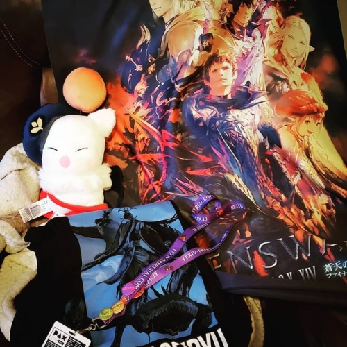 ☆☆☆My Final Fantasy 14 loot from PAX East! #ffxiv #finalfantasyxiv #paxeast #michigohime #internetpr